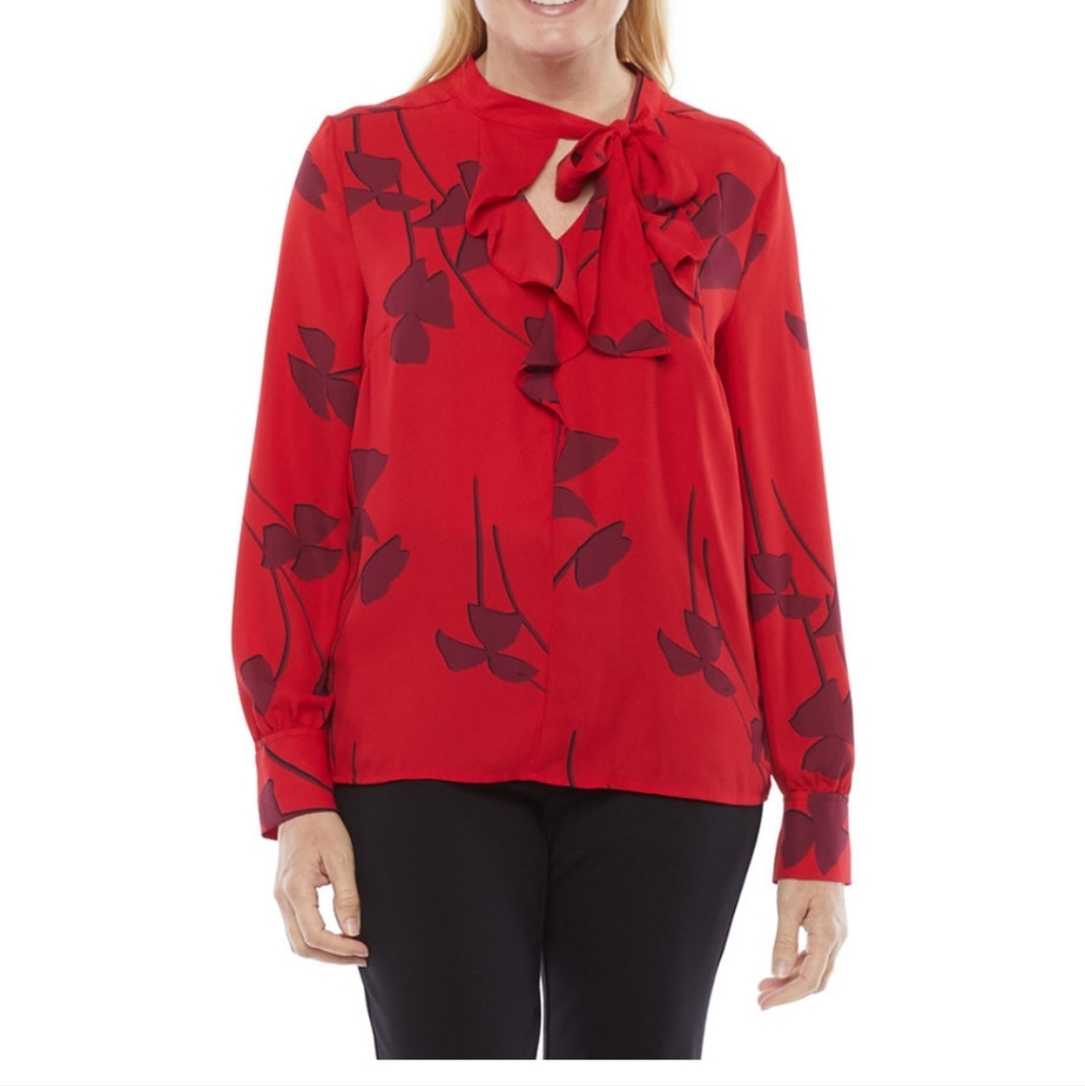 Womens Drape Neck Long Sleeve Blouse